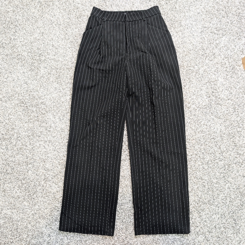 💘 NEW GREY LAB pinstripe pants in charocal - Picture 5 of 10